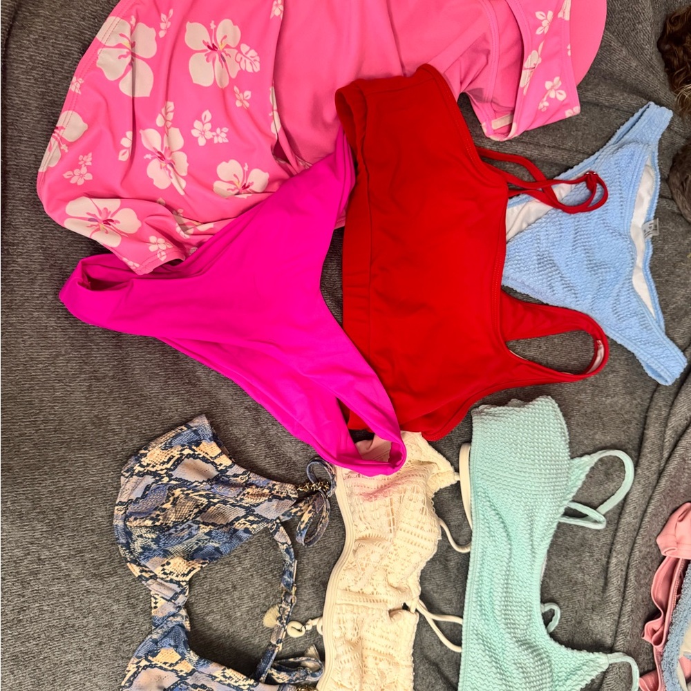 Colorful Swimwear Collection Selling all at once. multiple sizes